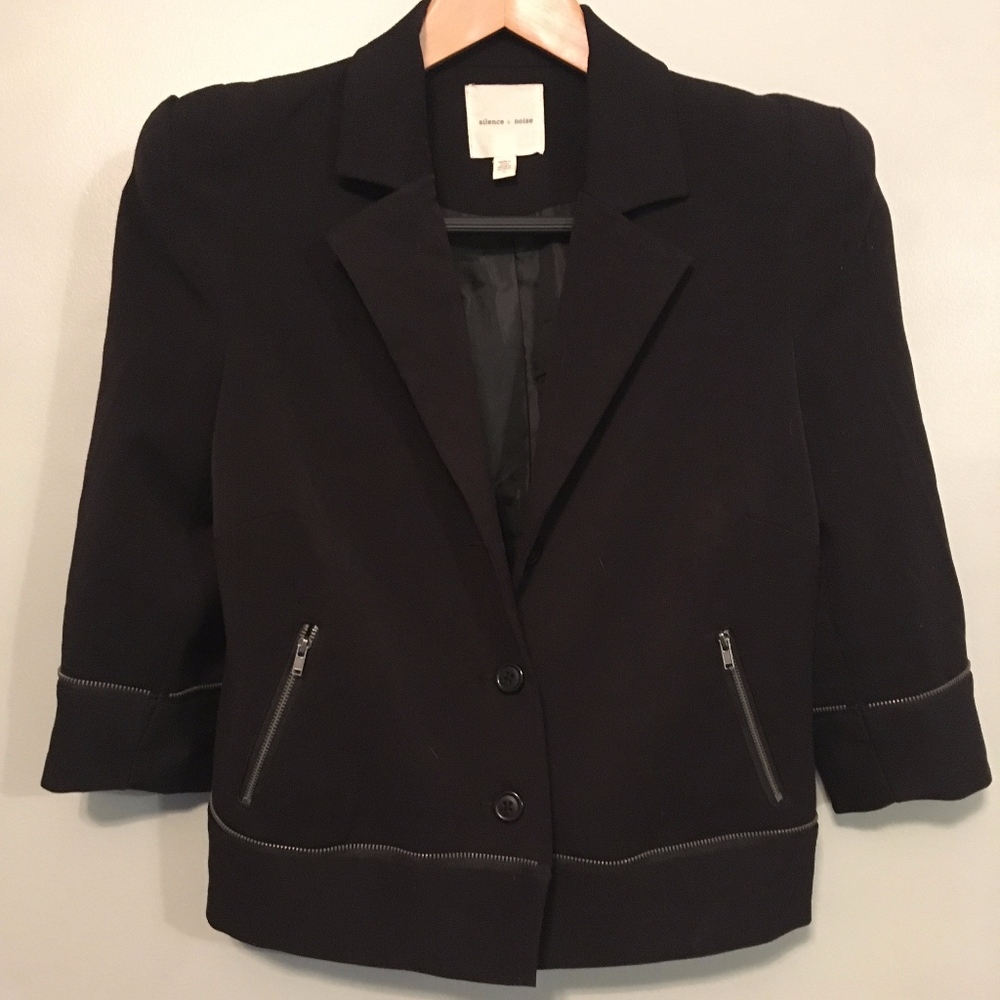 Silence + Noise Cropped Jacket